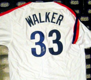 Larry Walker Autographed Jersey (montreal Expos) Baseball Proof