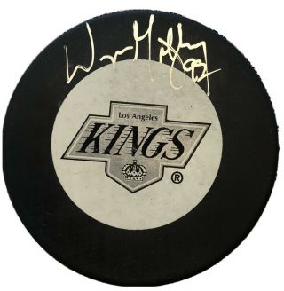 Wayne Gretzky Autographed Signed Puck Authentic Kings