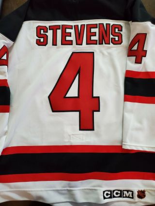 Authentic Jersey Devils Ccm Ultrafil Scott Stevens Jersey Size 52