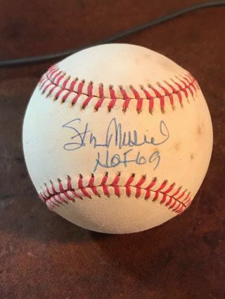 Stan Musial St.  Louis Cardinals Hof 69 Signed N.  L.  Baseball