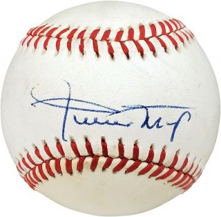 Willie Mays Authentic Autographed Signed Nl Baseball San Francisco Giants V61239