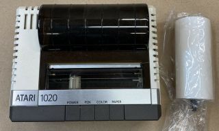 Vintage Atari 1020 Printer Plotter With Paper No Cords Or Pens