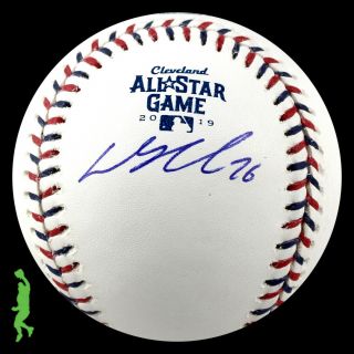 Dj Lemahieu Autographed 2019 All - Star Game Asg Baseball Ball Yankees Jsa