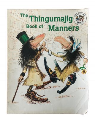 Vintage Thingumajig Book Of Manners ©1982 Ideals Trolls Do 