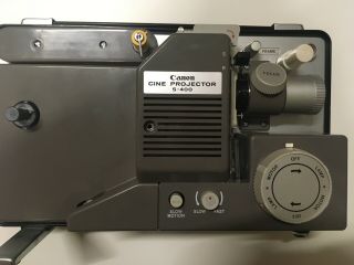 Vintage Canon S - 400 8 / 8mm Variable Speed Movie Cine Projector