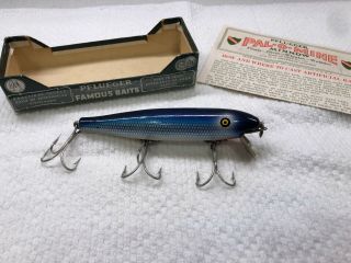 Pflueger Palomine Lure Blue Mullet 4 1/4 And Insert