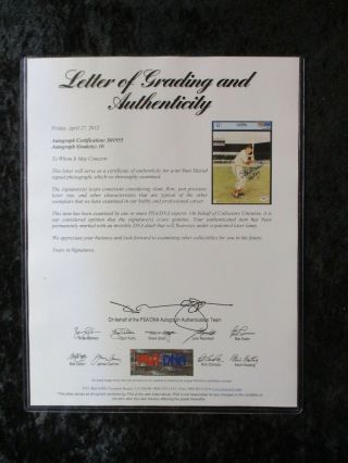 Stan Musial St.  Louis Cardinals Signed 8 x 10 Photo PSA/DNA Autograph Grade 10 2