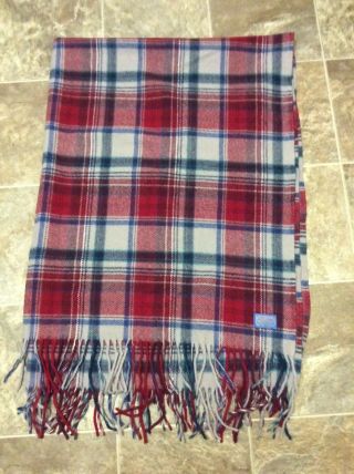 Vintage Pendleton Wool Blanket Throw In 52x68 Euc