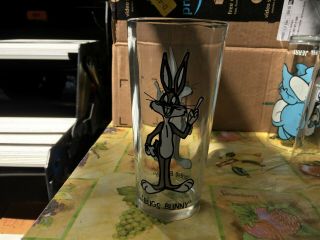 Vintage 1973 Bugs Bunny Pepsi Glass Warner Bros Collector Series 2