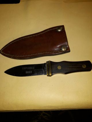 Vtg Explorer Boot Knife 21 - 295 Rare Find.