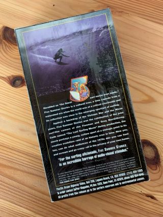 Five Summer Stories Vintage Surfing VHS Tape 2
