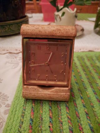 Vintage Angelis Turler Swiss 8 Day,  15 Jewels Clock.