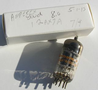 Amperex Mullard 12ax7 Ecc83 Vacuum Tube Vintage Audio Uk