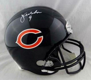 Jim Mcmahon Autographed F/s Chicago Bears Helmet - Beckett Auth White