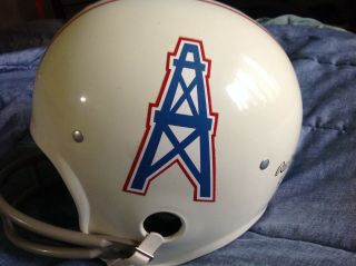 Rawlings HNFL - N Vintage Houston Oilers Football Helmet 1970s 3