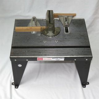 Craftsman Router Table With Fence,  Miter,  Gauge,  Guard - Vintage