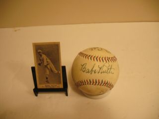 Babe Ruth,  Lou Gehrig,  T Cobb " Signed " Baseball,  Yankees W.  S.  Ring,  More All Rp 