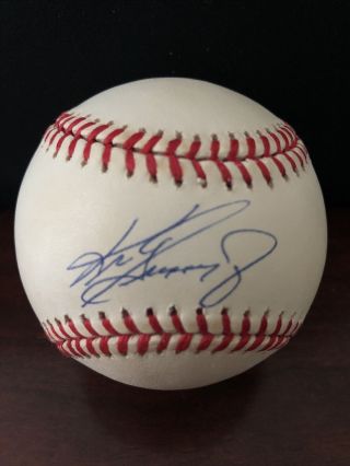 Ken Griffey Jr.  Autographed Signed Al Mlb Baseball Ball