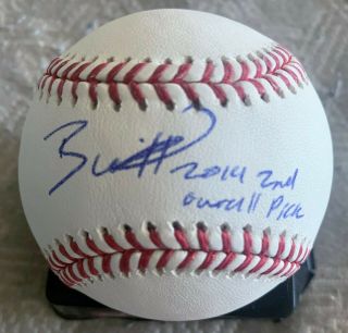 Bobby Witt Jr Signed Auto Autograph Baseball Inscribed 2019 2nd Overall Pick Jsa