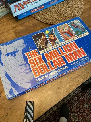 The Six Million Dollar Man Board Game Vintage 1975 Parker Brothers Complete