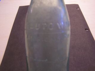 Vintage Listerine Glass Bottle,  Clear Glass,  Not Cleaned,  As Found