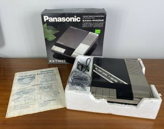 Vintage Panasonic Telephone Answering Machine Kx - T1423 Auto Logic