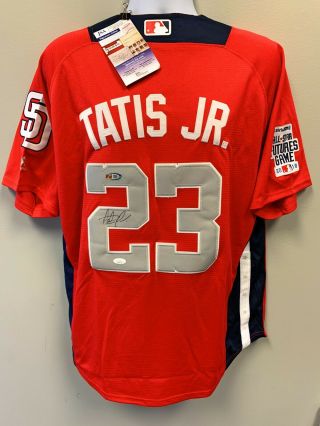 Fernando Tatis Jr San Diego Padres Signed Autograph Jersey Futures Jsa Certified