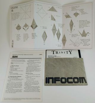 Infocom Trinity for IBM PC DOS 2.  0 complete vintage computer game 3