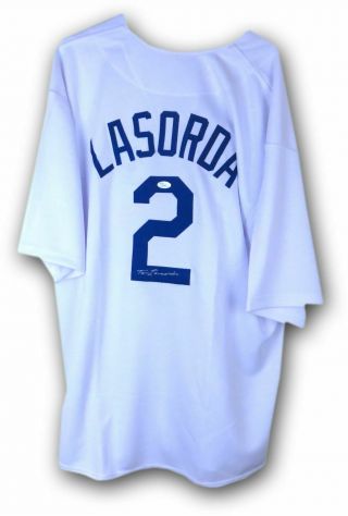 Tommy Lasorda Signed Autographed Jersey Los Angeles Dodgers 2 Jsa U98969