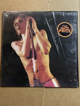 Lp Iggy Pop And The Stooges " Raw Power Vinyl Vintage Vg,  Ex Shrink