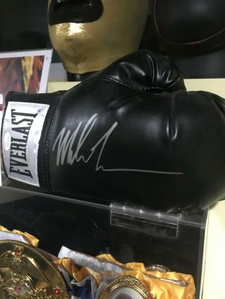 Mike Tyson Signed Boxing Glove Autographed/ Jsa