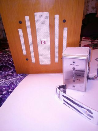 Vintage Dukane School / Pa Speaker Controller Box And Bracket For Hanging
