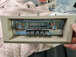Vintage Fomoco Am Radio In Dash