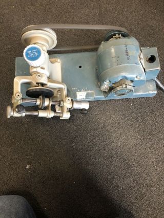 Vintage Cenco 74350 Central Scientific Rotator With A Ge Motor Belt Drive