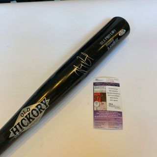 Hanley Ramirez Signed Autographed Game Issued Baseball Bat Jsa