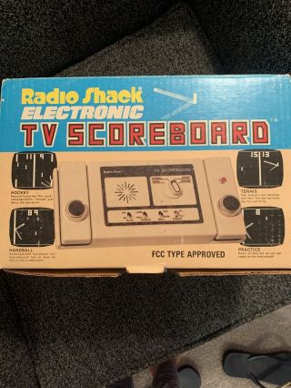 Vintage Radio Shack Electronic Tv Scoreboard (60 - 3054)