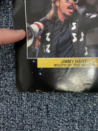 Vintage 1988 WWF Superstars Fan Club Member Poster WWE Hulk Hogan Macho Man 2