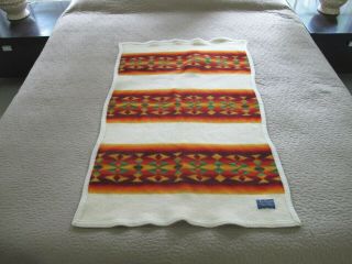 Vintage Pendleton Native American Inspired Southwest Muchacho Blanket,  Crib Size