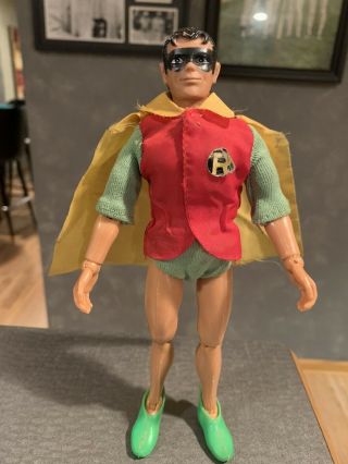 Vintage 1974 Mego Wgsh Robin 8 " Action Figure Worlds Greatest Superhero