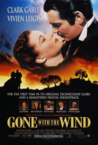 Gone With The Wind Vintage Movie Poster Print