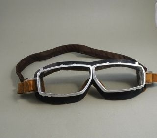 Rare Vintage Classic Motorcycle Goggles Glasses Aviator Retro 1970s