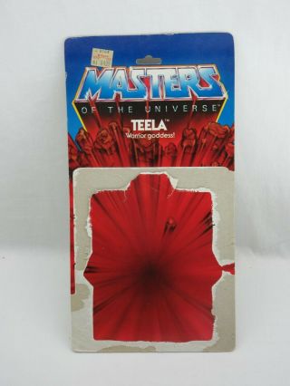 Motu,  Vintage,  Teela Card Back,  8 Back,  Masters Of The Universe,  He Man