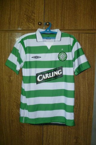 Fc Glasgow Celtic Umbro Vintage Football Shirt Home 2004/2005 Jersey Men Size M