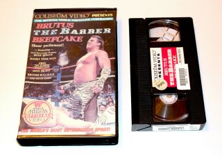 1988 Brutus The Barber Beefcake Wrestling Vhs Tape Coliseum Video Vintage Wwf