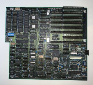 Vintage Dtk Ptm - 1000 5170 At Motherboard Ram 80286 Turbo V2 Ibm Compatible