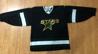Vintage Dallas Stars Ccm Nhl Hockey Jersey Size Mens Xl