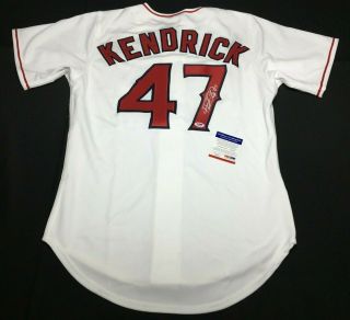 Howie Kendrick Signed Los Angeles Angels Of Anaheim Baseball Jersey Psa F80969