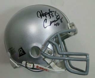 Howard Cassady (d.  19) 1955 Heisman Signed Autographed Ohio State Mini Helmet Jsa