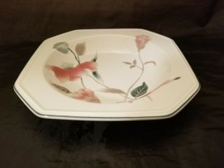 Vintage Mikasa Continental “silk Flowers” F3003 Soup Cereal Bowl Made In Japan