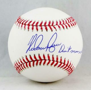 Nolan Ryan Autographed Rawlings Oml Baseball W/ Dont Mess With Texas - Ai Verfied
